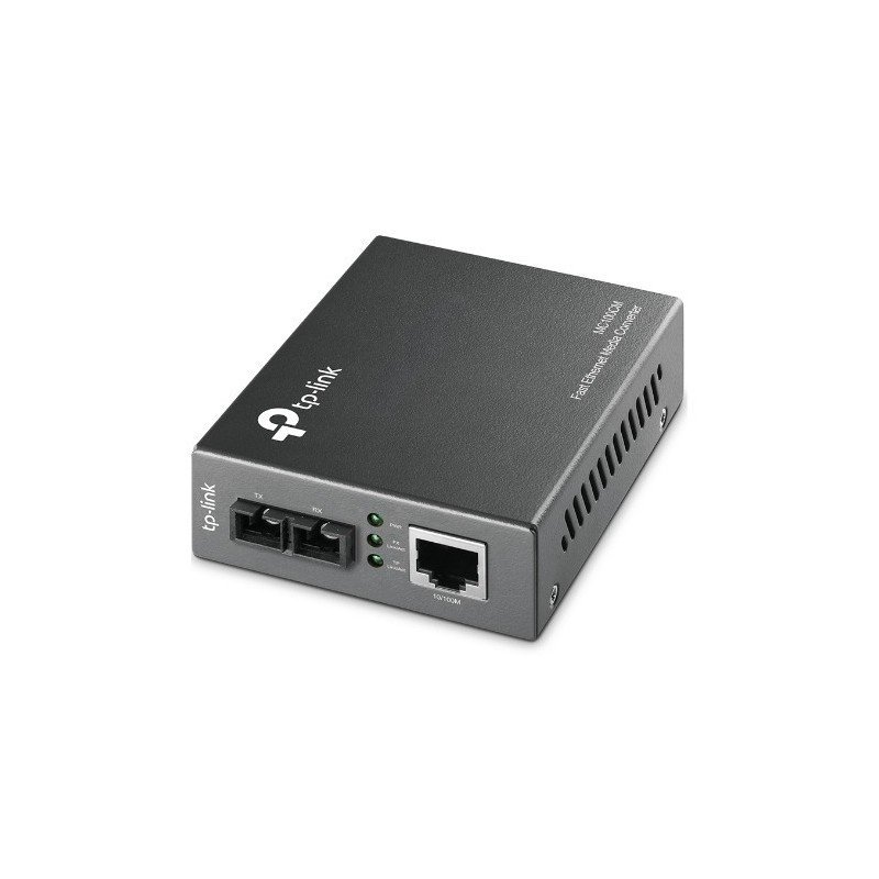 Convertidor de medios TP-Link multimedia multi-modo 10/100mbps conector SC hasta 2km