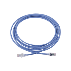 Patch cord mc6 modular cat6 UTP, cm/ls0h, 15ft, color azul