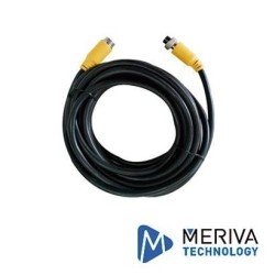MCBIP230 Meriva Technology Cable pre-ponchado DIN de aviación de 6 pines para transmitir audio video y energía simultáneamente c