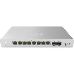 Switch Cisco Meraki 8 puertos administrable desde nube (requiere licenciamiento obligatorio)