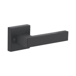 Manija Castelli biométrica, acabado negro, 30 usuarios, para puerta izq. o derecha de 60-70mm
