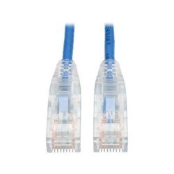 Cable ethernet Tripp-Lite n201-s01-bl cable ethernet UTP delgado snagless Cat 6 gigabit (rj45 m, m), azul, de 30.5 cm [1 pie]