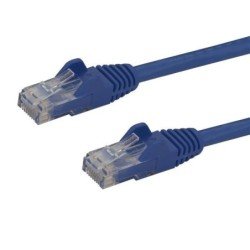 Cable de red ethernet snagless sin enganches cat 6 cat6 gigabit 3m - azul - Startech.com mod. N6patc3mbl
