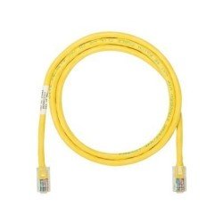 Cable de parcheo UTP Categoría 5e, con plug modular en cada extremo - 1 m. - Amarillo