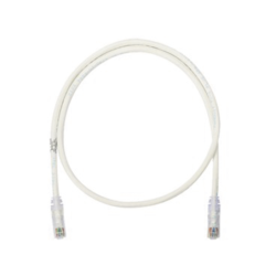Cable de parcheo UTP categoría 6, con plug modular en cada extremo - 1 ft (30.48 cm) - blanco