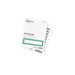 Paquete de etiquetas con código de barras HP LTO-8 Ultrium rw