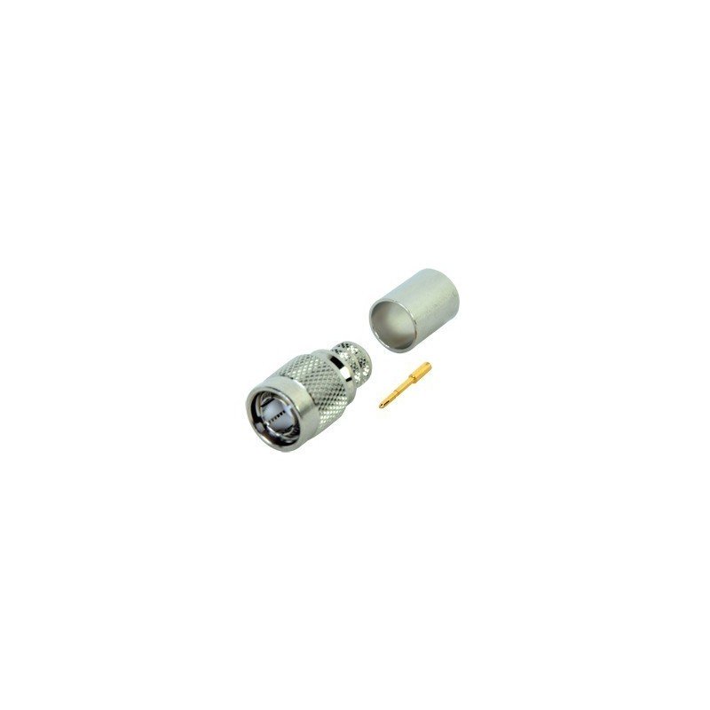 Conector TNC macho de anillo plegable para cable RG-11/U