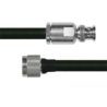 Cable Coaxial RG-214/U de 180 cm, en 50 Ohm, 0.425", CD-4 GHz, con Conectores BNC Macho a N Macho.
