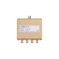 Divisor de potencia EMR de 4 vías, 30-960 MHz, 0.5 watt, conectores BNC hembra.