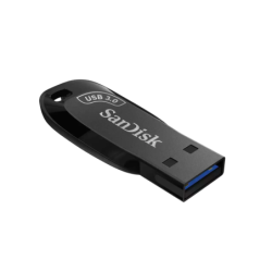 Memoria USB SanDisk ultra shift, 64GB, USB 3.0, negro