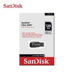 Memoria SanDisk 128GB USB 3.0 ultrashift z410 negro