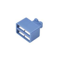 Clip de puente, para uso con regletas s66 de Siemon, de 1 par, color azul