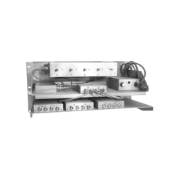Multiacoplador con preselector 300-512 MHz, 12 canales, 3-10 MHz, N hembras.