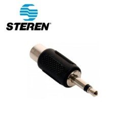 Adaptador Steren 251-122 de 1 Jack a 1 plug 3.5 mm mono