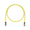 Patch cord Cat 6a, blindado s, ftp, cm, ls0h, 25ft, color amarillo