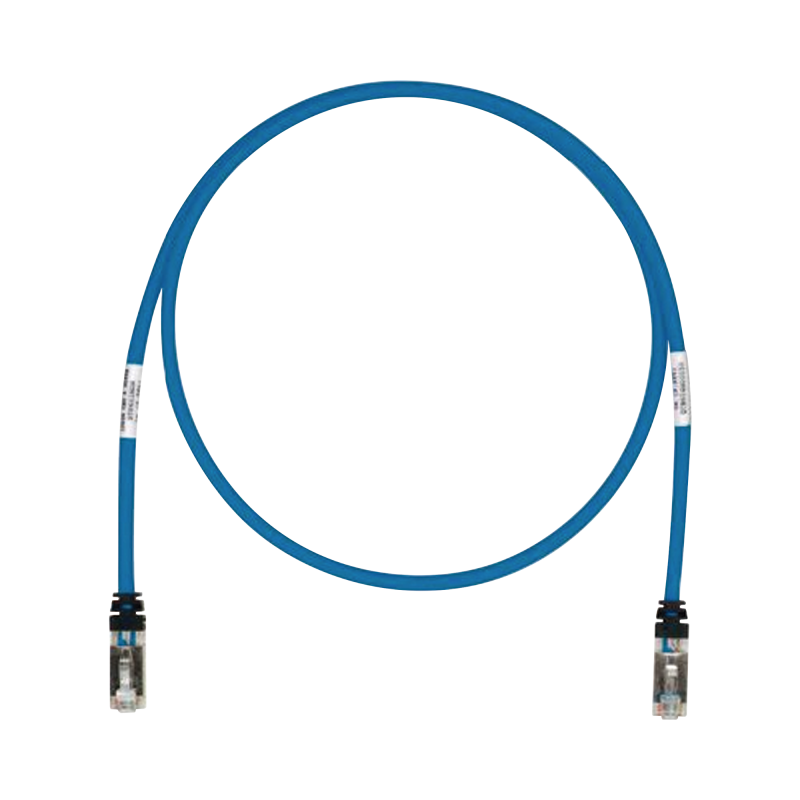Patch cord cat6a, blindado s/ftp, cm/ls0h, 3ft, color azul
