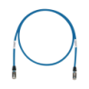 Patch cord cat6a, blindado s/ftp, cm/ls0h, 3ft, color azul