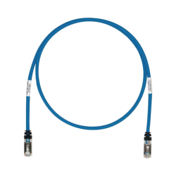 Patch cord cat6a, blindado s/ftp, cm/ls0h, 5ft, color azul