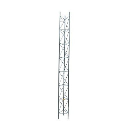 Tramo de torre arriostrada de 3m x 30 cm de ancho, galvanizado por electrólisis, hasta 30 m de elevación.