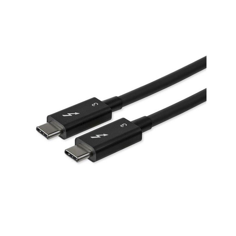 Cable Thunderbolt 3 de 0.8m - 40GBps - certificado - activo - compatible USB-c - Entrega de potencia PD 100w (tblt34mm80cm)