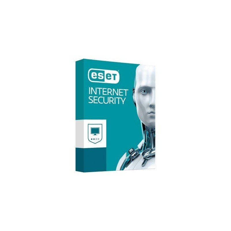 Antivirus Internet Security ESET Caja 1 Lic 1 Año - 1 licencia, 1 Año(s), Español, Caja