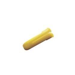 Taquete amarillo 1 para tornillos 8mm x 1 (100 piezas)
