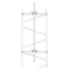 Brazo para Sección 7 Torre Titan con Herrajes y Mástil de 6' (1.8m).