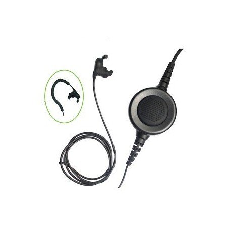 Micrófono audífono interconstruido en auricular con PTT grande para VERTEX VX160/231/180/210/400