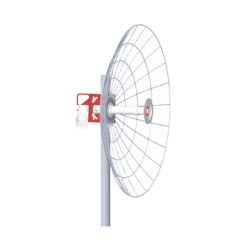 Antena direccional de alta resistencia la viento, ganancia de 30 dbi, frecuencia (4.9 - 6.5 GHz), polarización doble, incluye mo