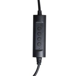 Diadema alámbrica USB 2.0 TechZone negro