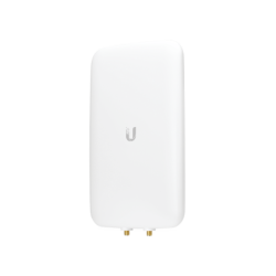 Antena sectorial UniFi, doble banda con apertura de 90° en 2.4 GHz (10 dBi) y 45° en 5 GHz (15dBi)