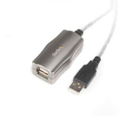 Cable de extensión StarTech.com, 4.6 m, USB A, USB A, Macho/hembra, Gris