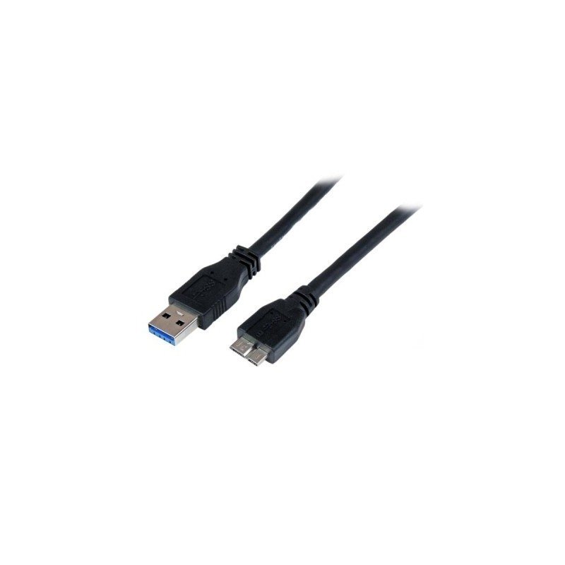 Cable USB StarTech.com - 1 m, USB A, Micro-USB B, Macho/Macho, Negro