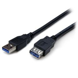 Cable USB 3.0 de 2m Extensor - USB A Macho a Hembra, 2 m