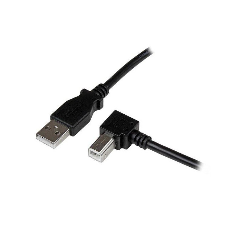 Cable Adaptador USB para impresora StarTech.com USBAB2MR - Negro, Adaptadores
