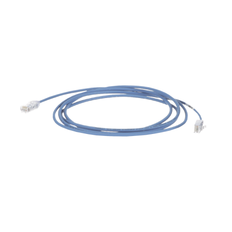 Cable de parcheo tx6, UTP Cat 6, diámetro reducido (28AWG), color azul, 43ft