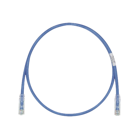 Cable de parcheo tx6, UTP Cat 6, 24 AWG, cm, color azul, 35ft