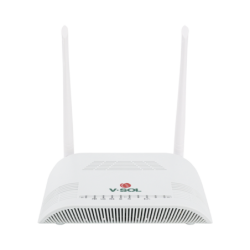 Onu dual g, epon con Wi-fi en 2.4 GHz + 1 puerto LAN gigabit + 1 puerto LAN fast ethernet, hasta 300 Mbps vía inalámbrico