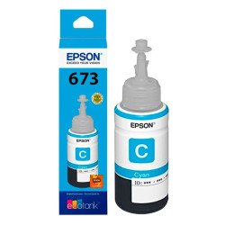 Cartucho Epson modelo 673 cian, para L800, L1800, L805