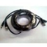 Cable de video y energía de 20 mts saxxon, coaxial siamés, bnc macho, 1 conector macho y 1 conector hembra de energía, recomenda