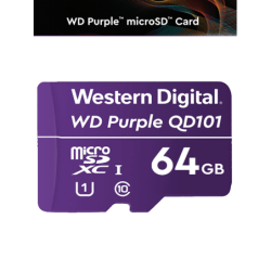 MicrosDHC Sandisk WDD064G1P0C 64 GB clase 10 videovigilancia