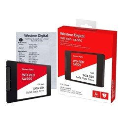 Disco SSD WD Red SA500 NAS 4TB 3D NAND Internal SSD - SATA III 6 GB/S, 2.5"/7mm, Up to 560 MB/S
