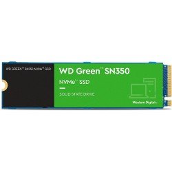 Unidad de estado sólido SSD interno WD Green sn350 500GB m.2 2280 NVME PCIe gen3 lect.2400mbs escrit.1500mbs pc laptop minipc