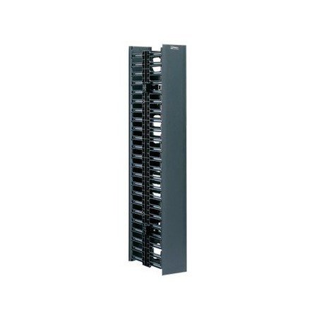 Organizador vertical de cable doble para rack abierto de 45 unidades