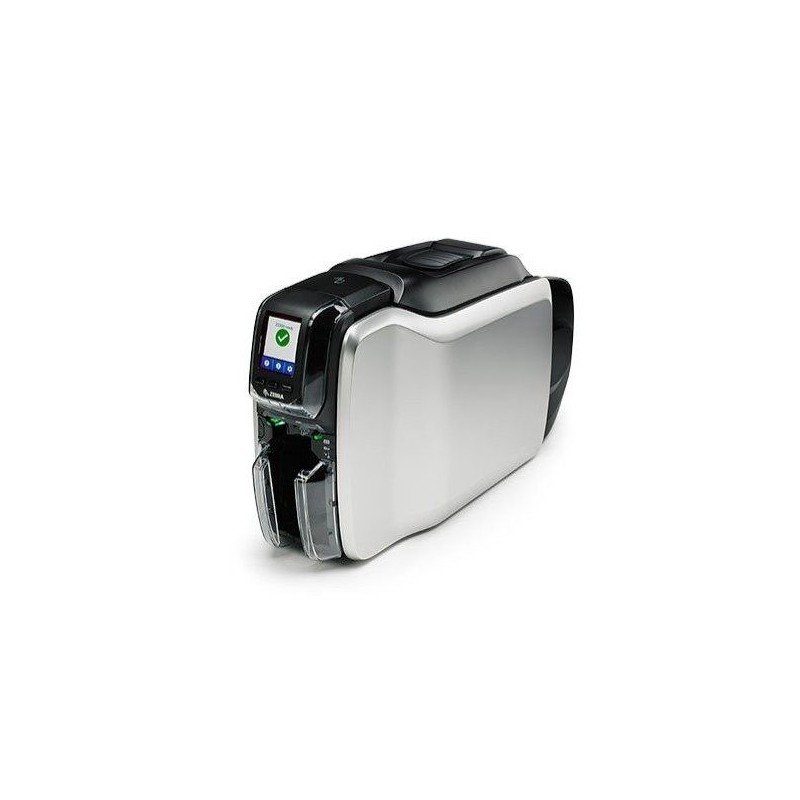 Impresora de Credenciales Zebra ZC300 - Pintar por sublimación/Transferencia térmica, 300 x 300 DPI, 900 tarjetas/hora, LCD