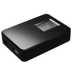 Enrolador de huellas USB de alta resolución ZKTeco ZK9500 - Negro, Huella, Si, No