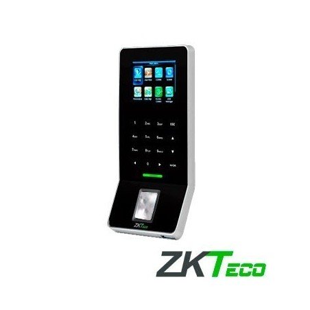 Control de acceso ZK, WiFi, 3000 huellas, 5000 tarjetas ID, pantalla y teclado táctil, con sensor silkid aprobado por FBI, red,