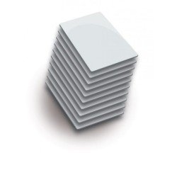 Paquete de 10 tarjetas ZK tipo ID, frecuencia 125khz, ultra delgadas, 0.88 mm de grosor, imprimibles, sin folio