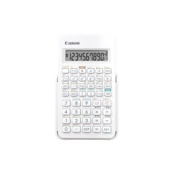 Calculadora científica CANON F-605, color blanco, con 154 funciones