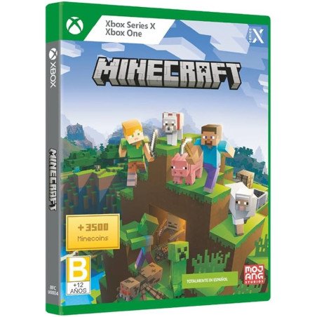 Minecraft 3500 minecoins x1 xsx spanish Mexico Blu-ray